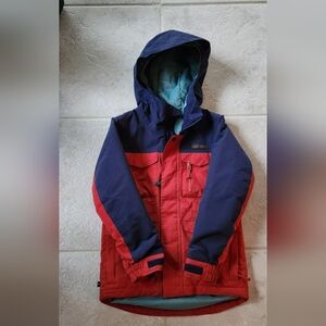 Burton Jacket red and navy xs boys.